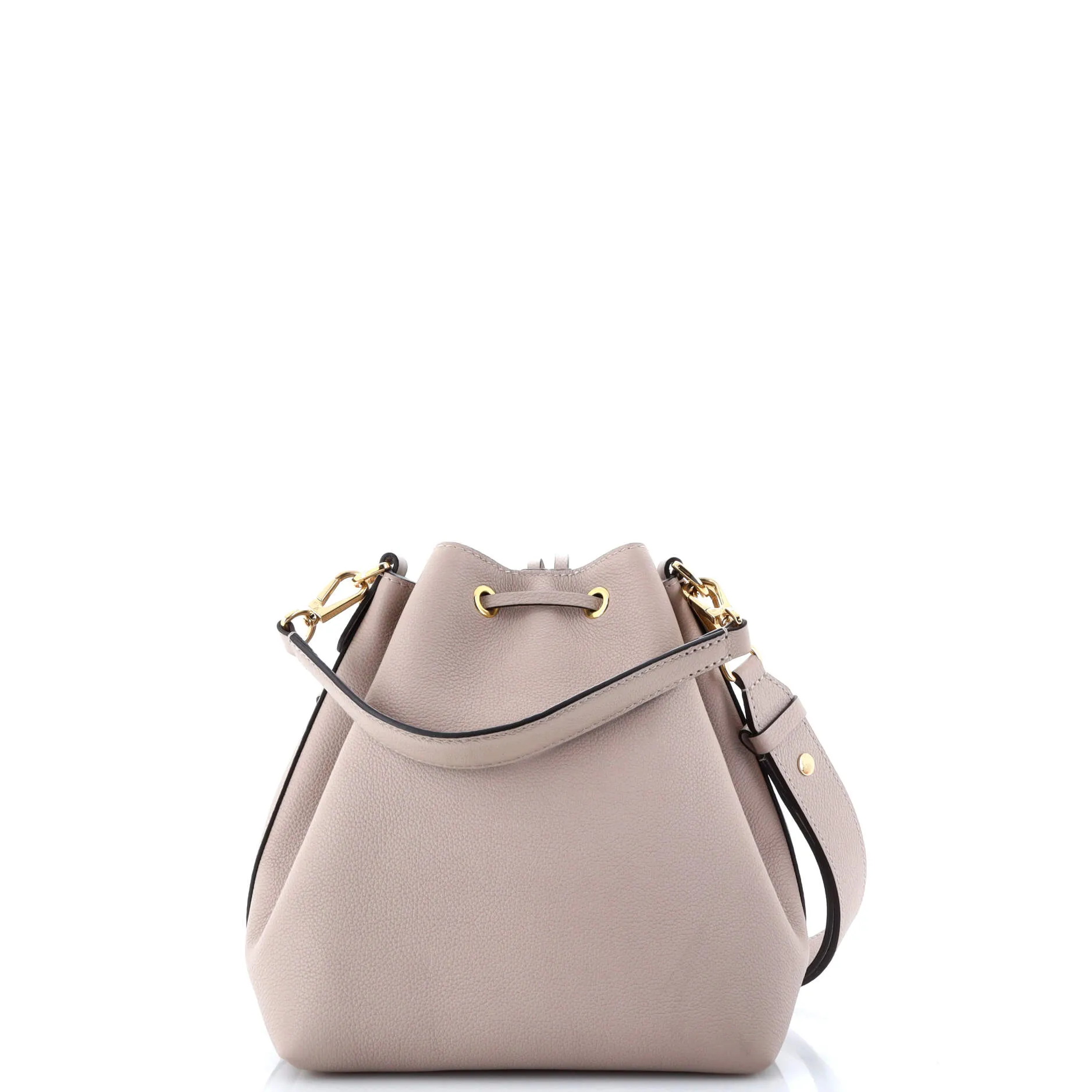 Lockme Pocket Bucket Bag Leather