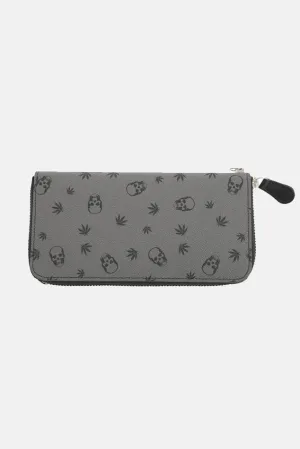 Long Zip Wallet Derby Grey/Black