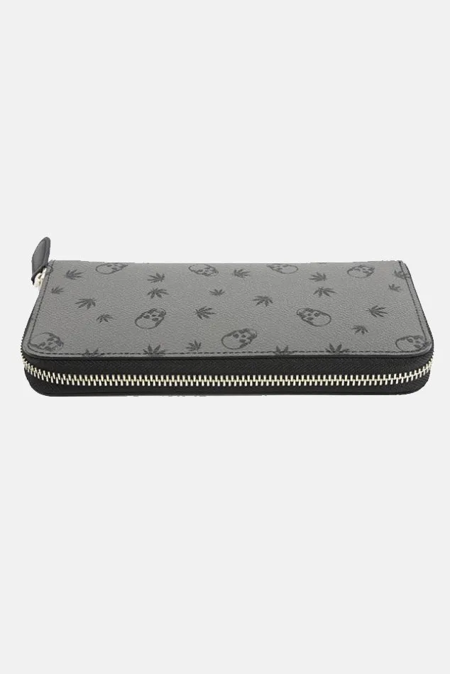 Long Zip Wallet Derby Grey/Black