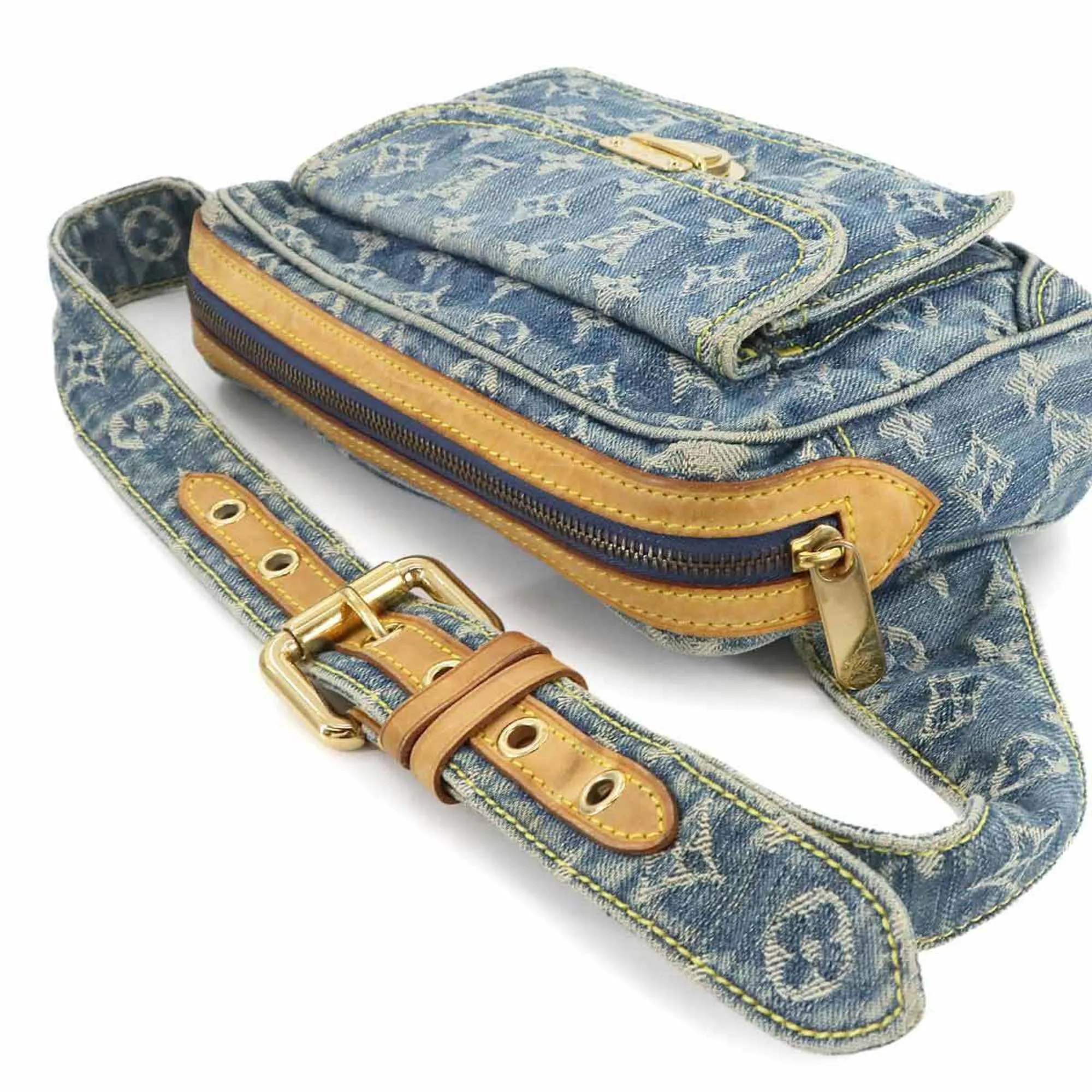 Louis Vuitton Monogram Fanny Pack Pouch Sling Bag (Pre-Owned)