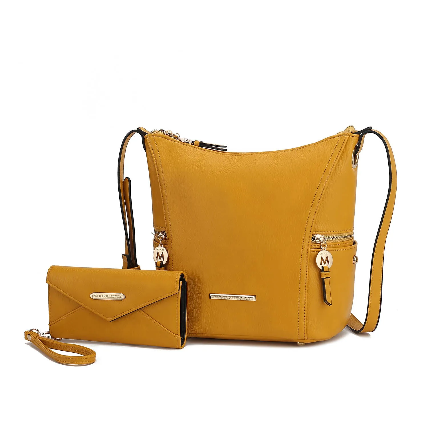 Lux Hobo Bag with Wallet- 2 pcs