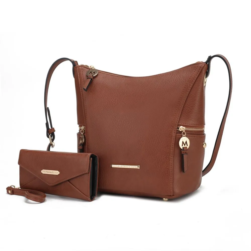 Lux Hobo Bag with Wallet- 2 pcs