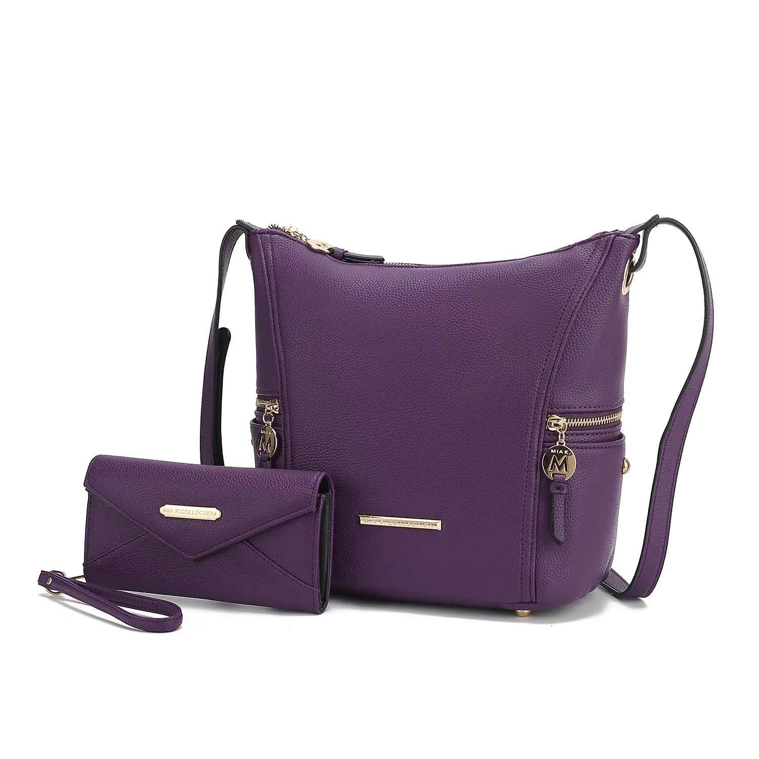 Lux Hobo Bag with Wallet- 2 pcs