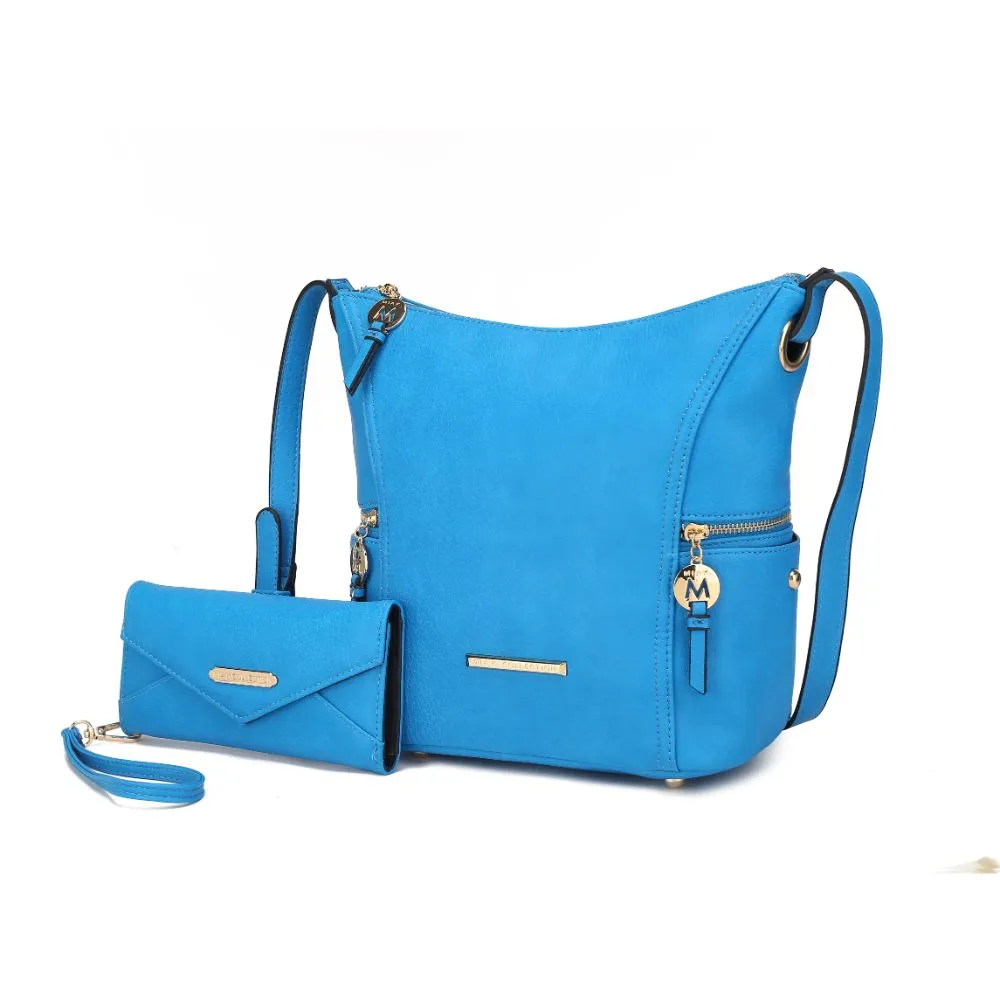 Lux Hobo Bag with Wallet- 2 pcs