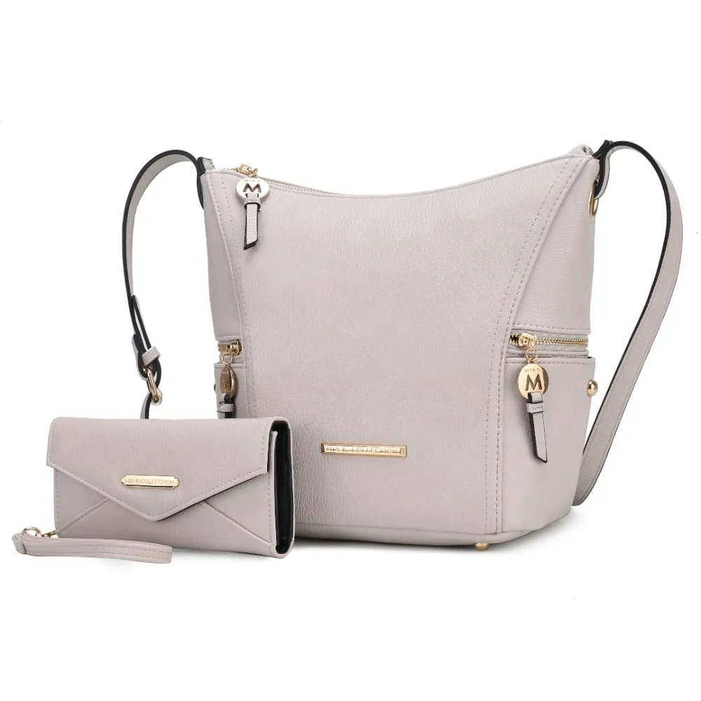 Lux Hobo Bag with Wallet- 2 pcs