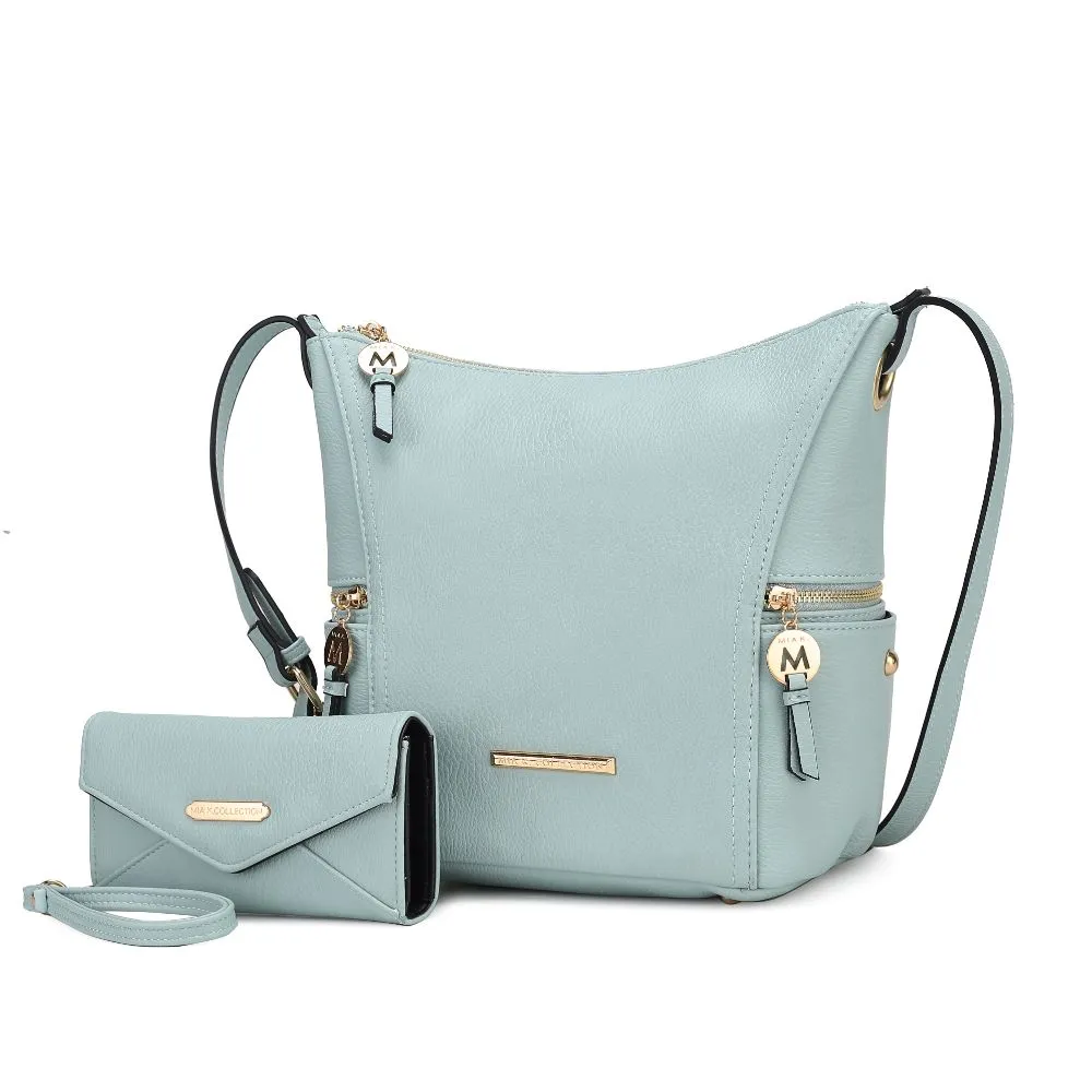 Lux Hobo Bag with Wallet- 2 pcs