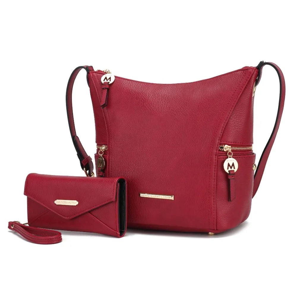 Lux Hobo Bag with Wallet- 2 pcs