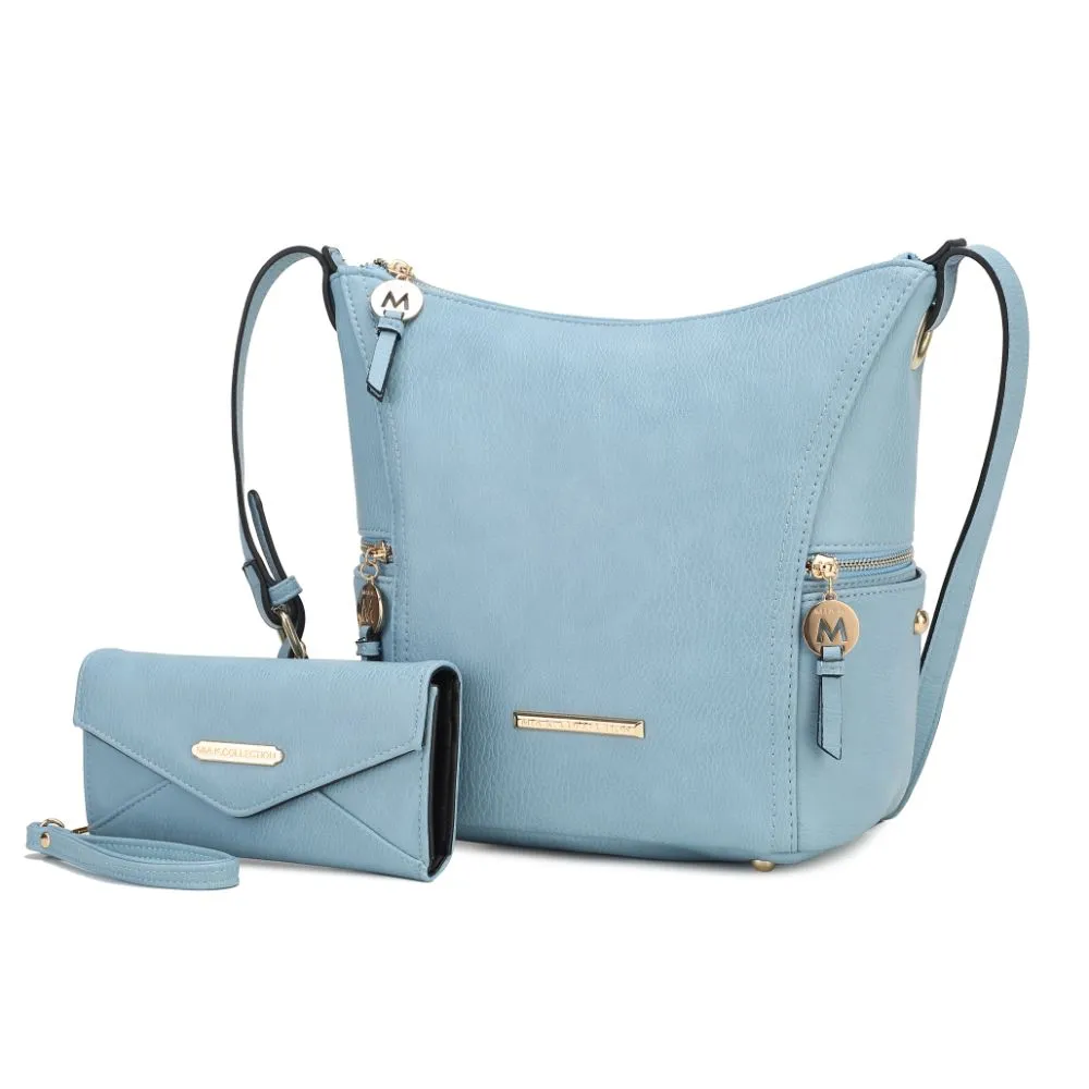 Lux Hobo Bag with Wallet- 2 pcs