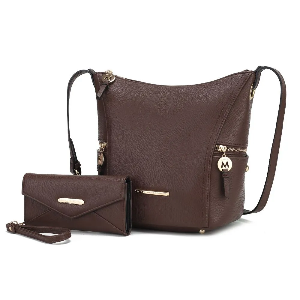 Lux Hobo Bag with Wallet- 2 pcs