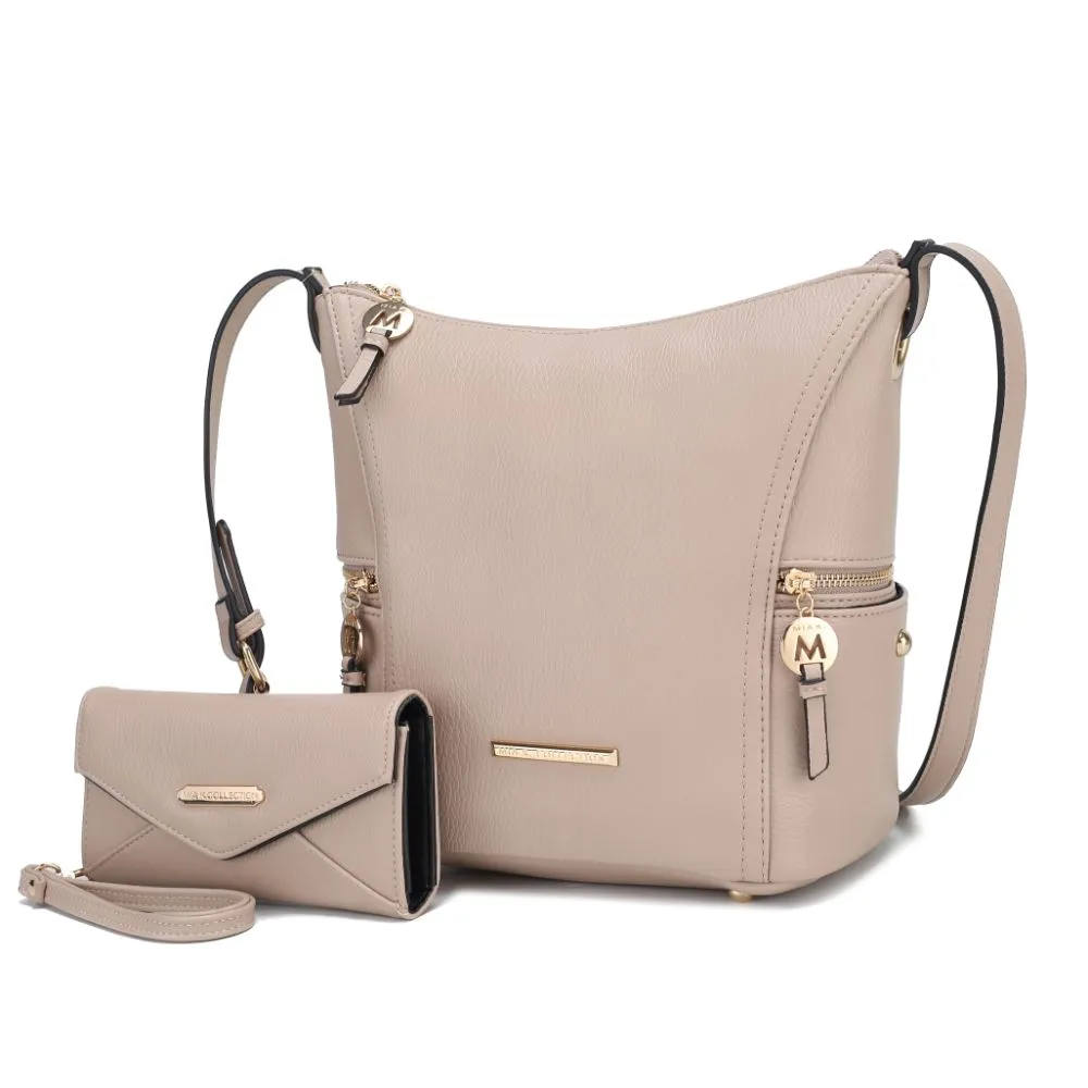 Lux Hobo Bag with Wallet- 2 pcs