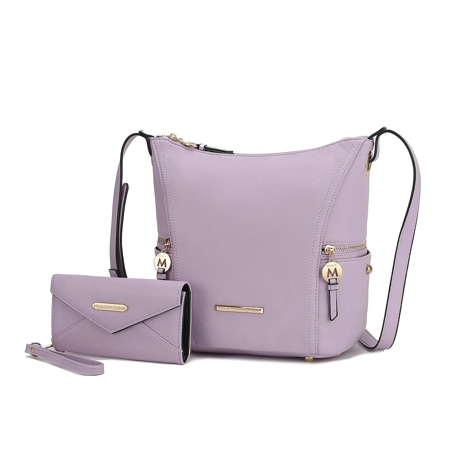Lux Hobo Bag with Wallet- 2 pcs