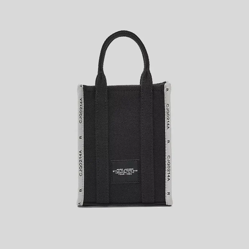 MARC JACOBS The Jacquard Mini Tote Bag Black 2R3HCR027H01
