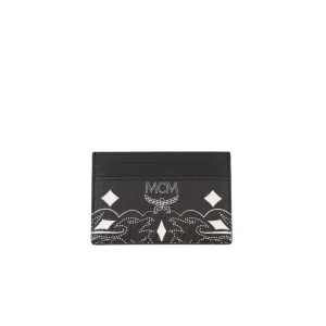 MCM Men's Aren VI Card Case Black