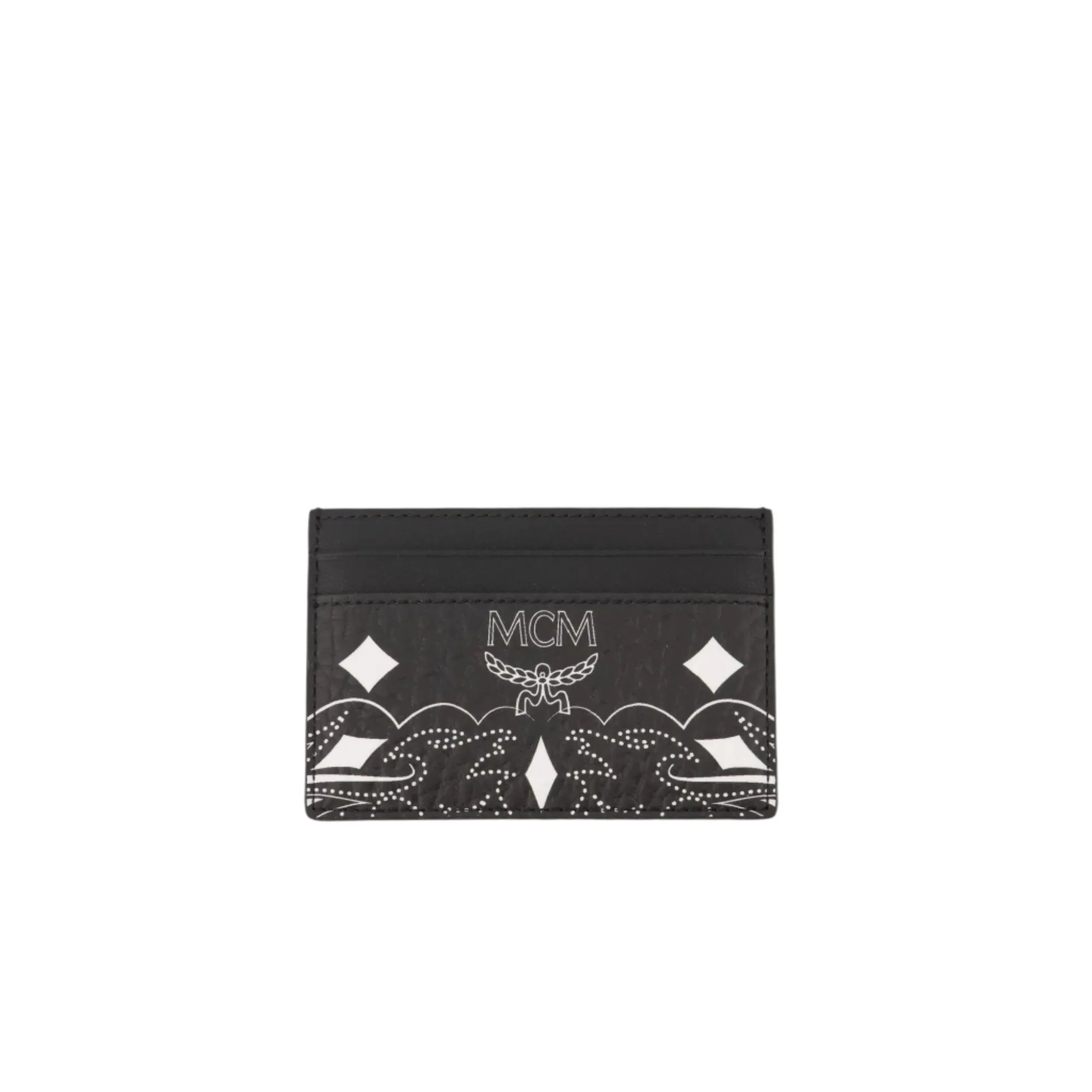 MCM Men's Aren VI Card Case Black