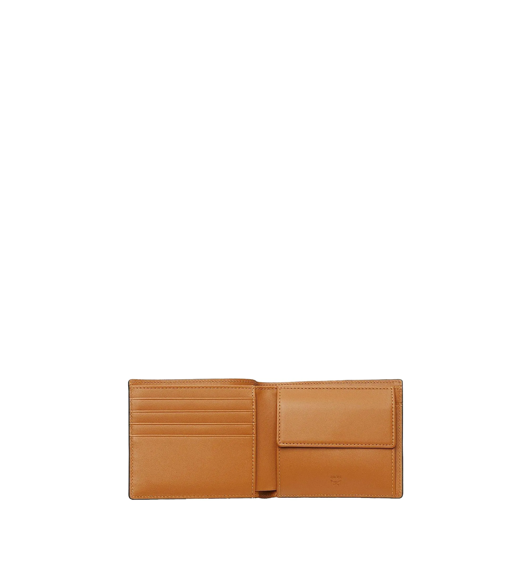 MCM Men's Bifold Wallet with Card Case in Visetos Original