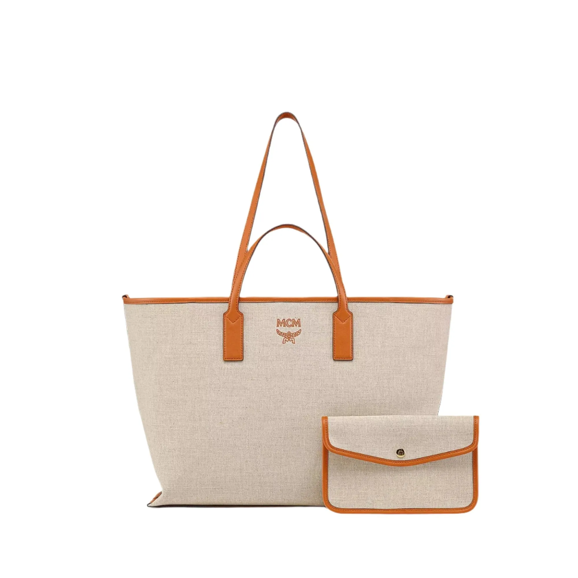 MCM pushes the architectural logo to its limit, causing a deep glitch in the classic