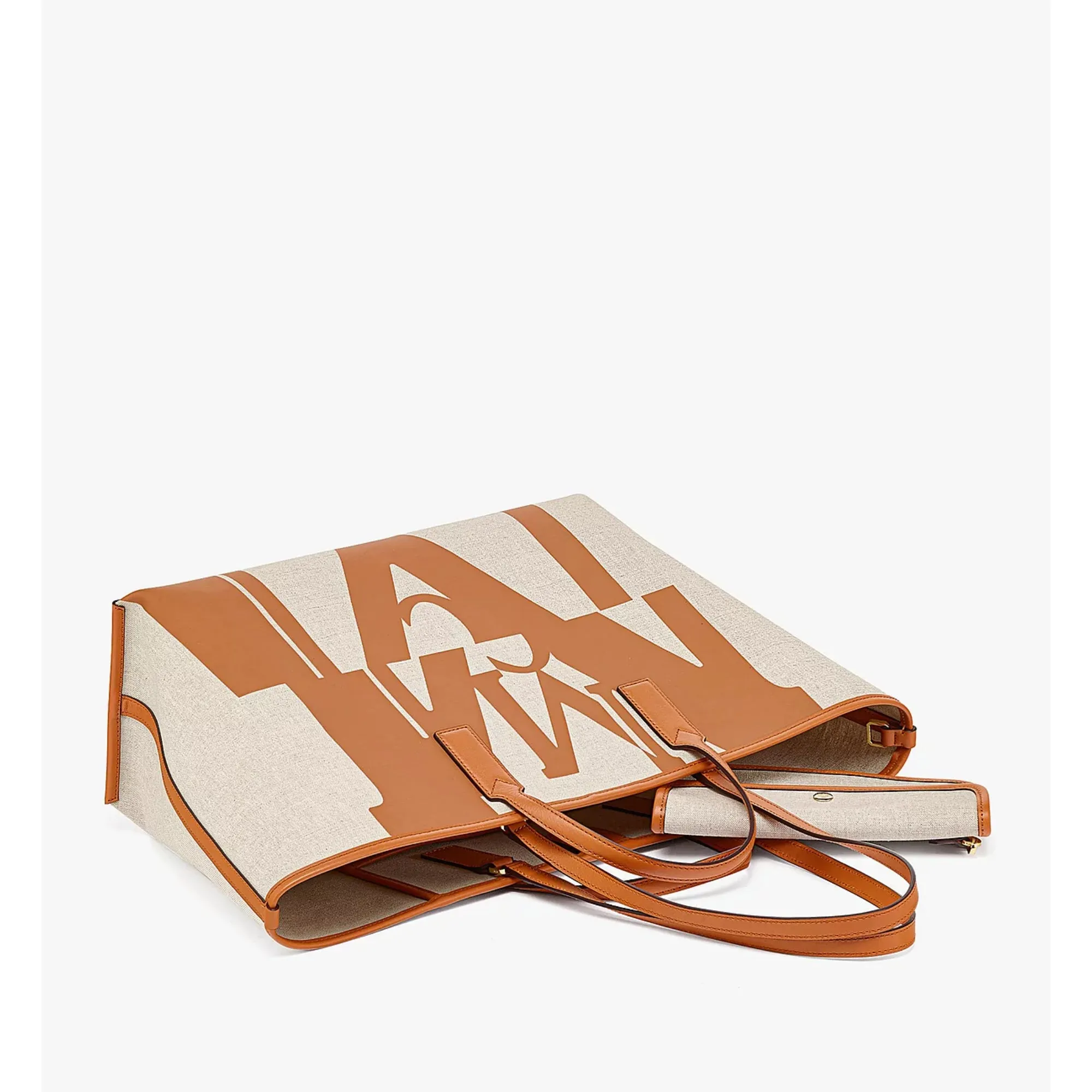 MCM pushes the architectural logo to its limit, causing a deep glitch in the classic