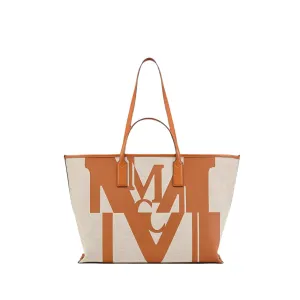 MCM pushes the architectural logo to its limit, causing a deep glitch in the classic