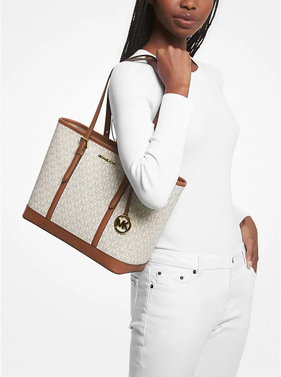 M.I.C.H.A.E.L K.O.R.S Jet Set Travel Small Logo Top-Zip Tote Bag