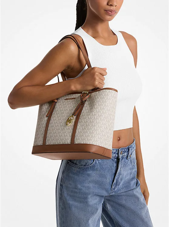 M.I.C.H.A.E.L K.O.R.S Jet Set Travel Small Logo Top-Zip Tote Bag