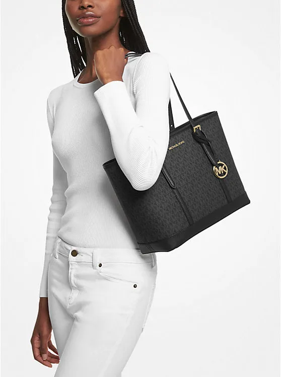 M.I.C.H.A.E.L K.O.R.S Jet Set Travel Small Logo Top-Zip Tote Bag