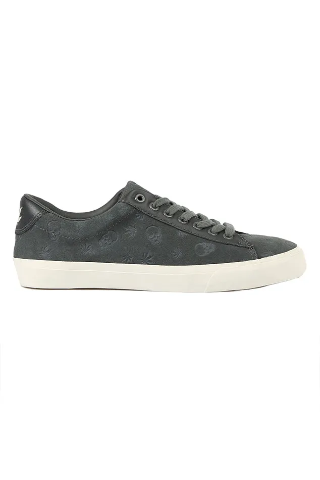 Monogram Suede Low Sneaker Grey