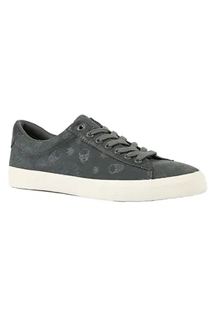 Monogram Suede Low Sneaker Grey