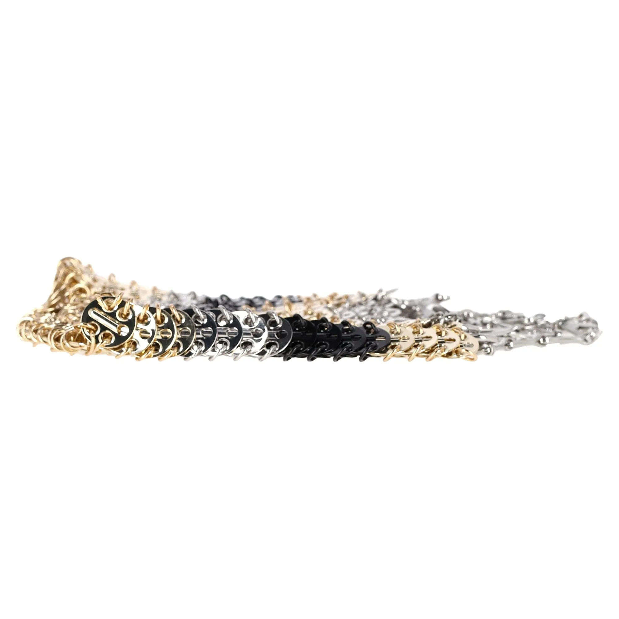 Paco Rabanne Chainmail Shoulder Bag in Gold Metal