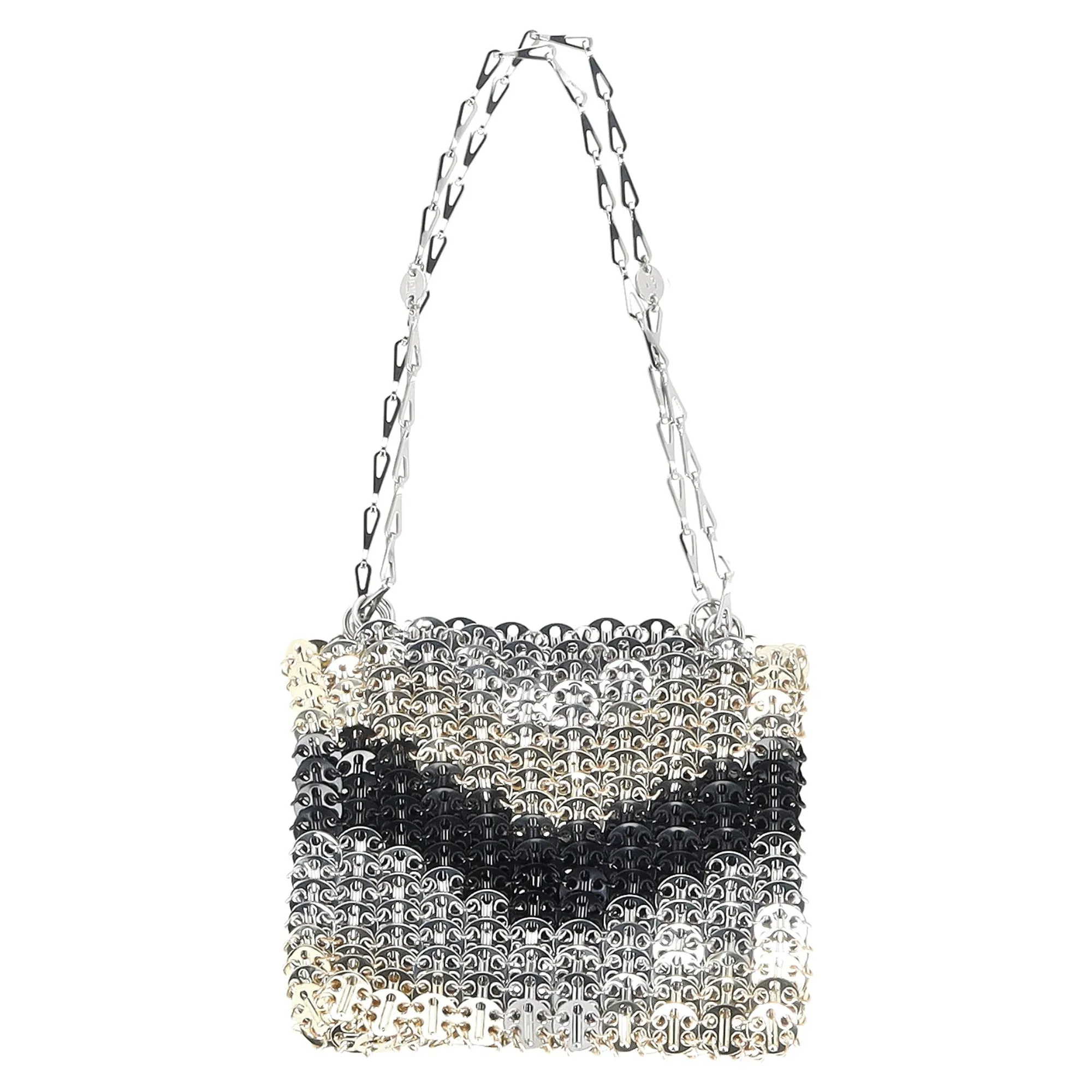 Paco Rabanne Chainmail Shoulder Bag in Gold Metal