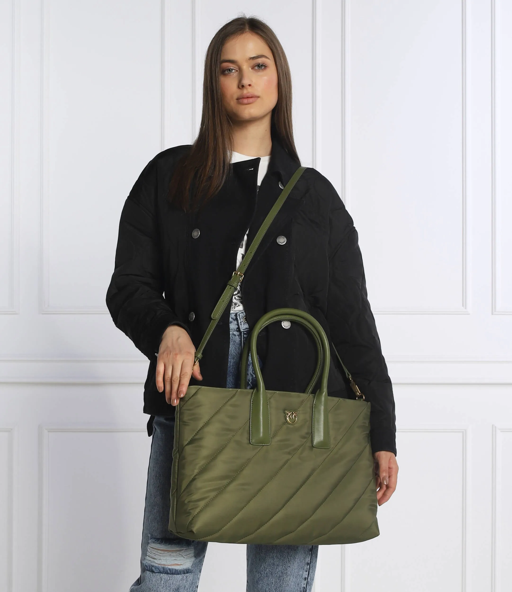 P.I.N.K.O Shopping Bag Puff Maxi Quilt