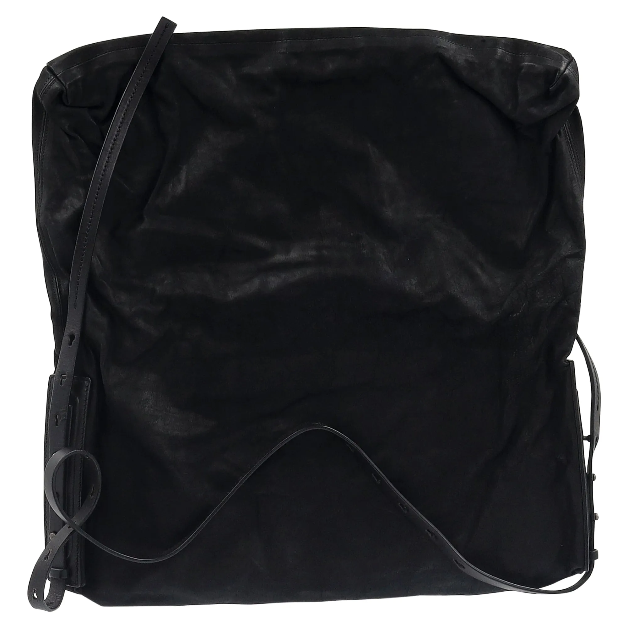 Rick Owens Oversized Tote in Black Suede