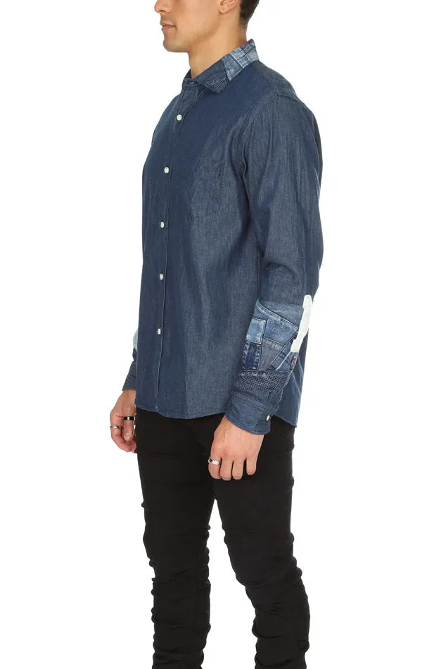 Shuttle Notes Experimental Button Down