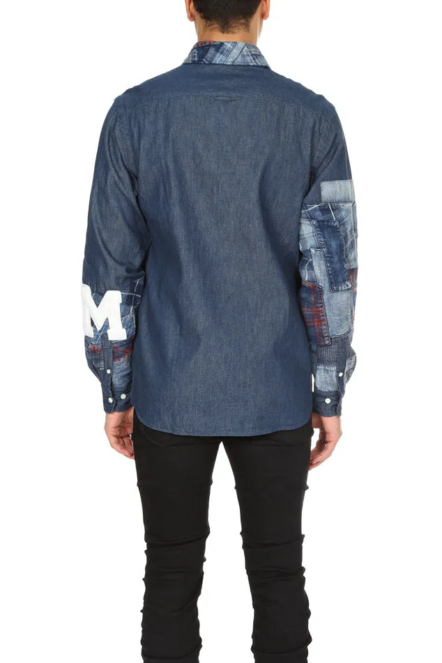 Shuttle Notes Experimental Button Down