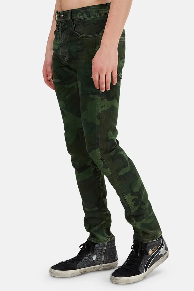 Skate Jean Green Camo