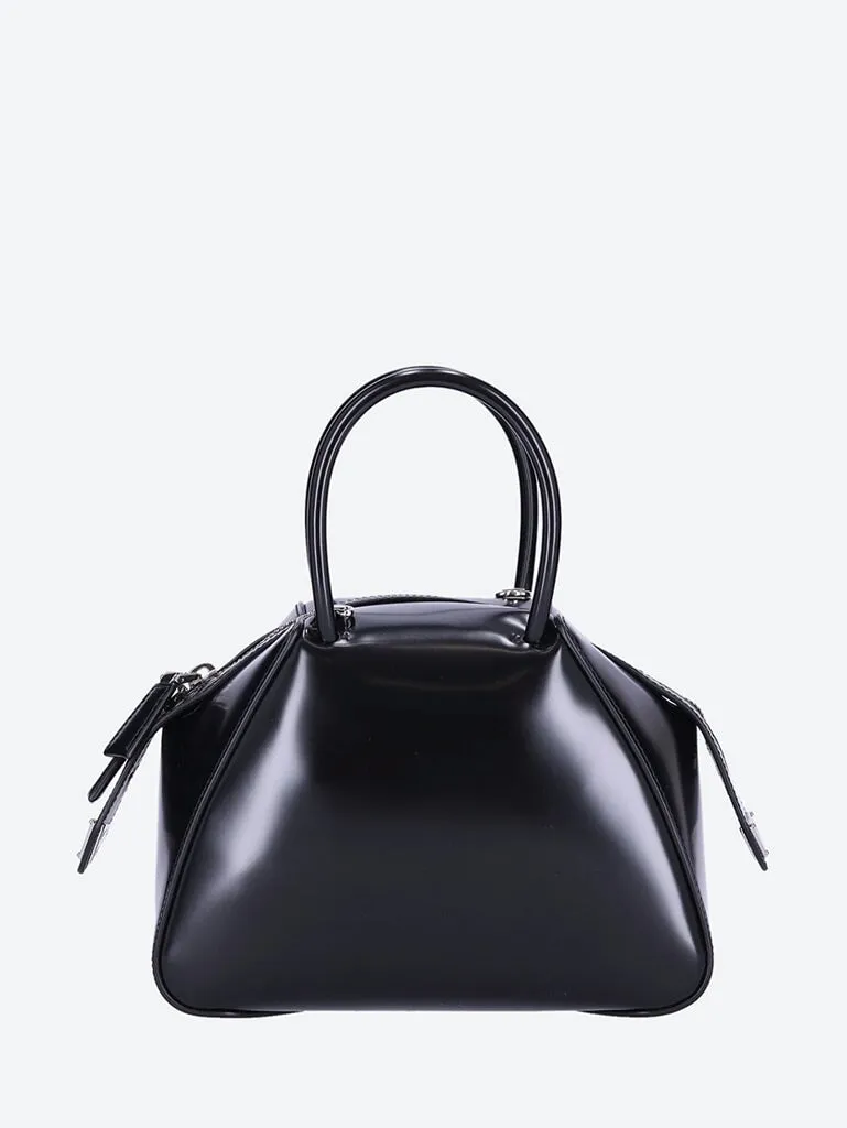 Spazzolato leather handbag