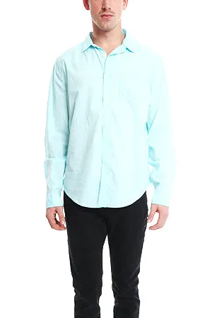 Teal JACHS Paris Poplin Shirt