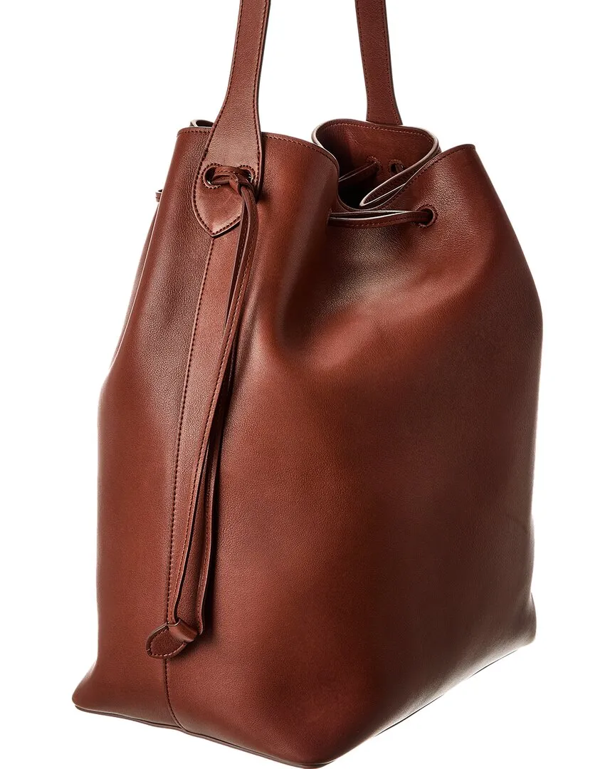 The Row Belvedere Leather Bucket Bag