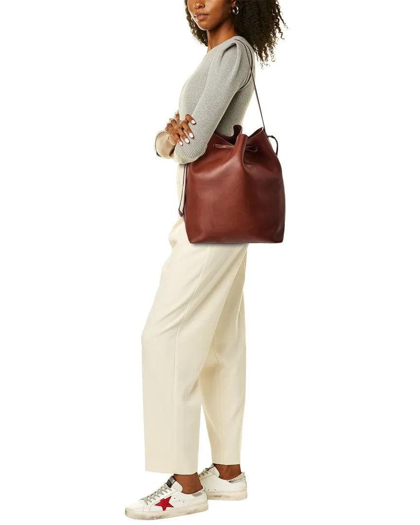 The Row Belvedere Leather Bucket Bag