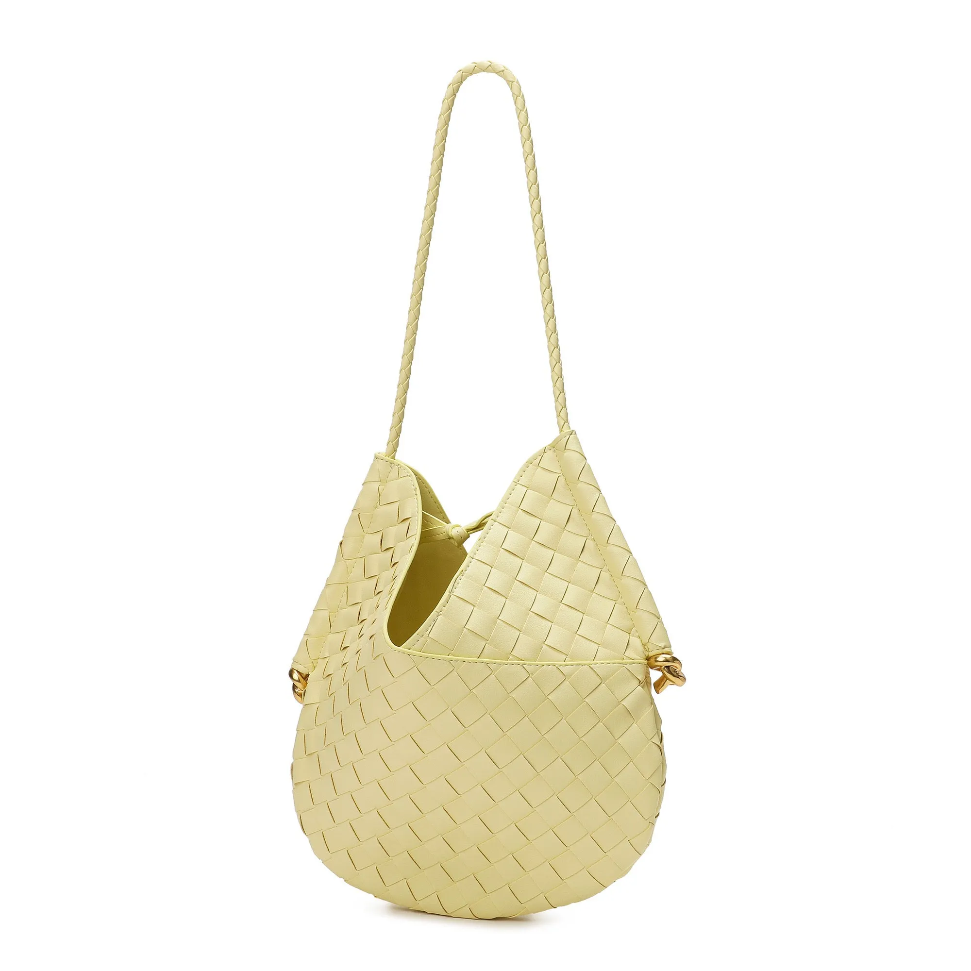 Tiffany & Fred Woven Leather Hobo/Shoulder Bag