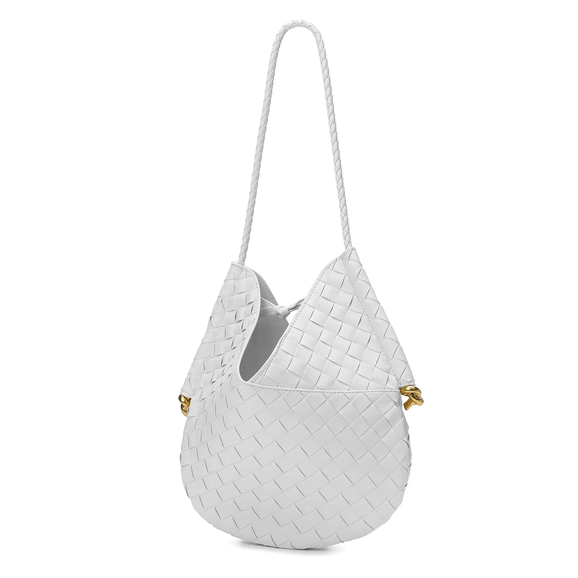 Tiffany & Fred Woven Leather Hobo/Shoulder Bag
