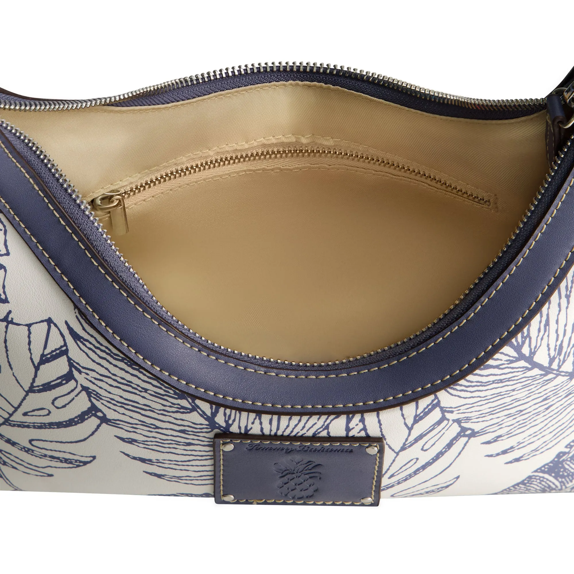 Tommy Bahama Graphic Leaf Print City Hobo