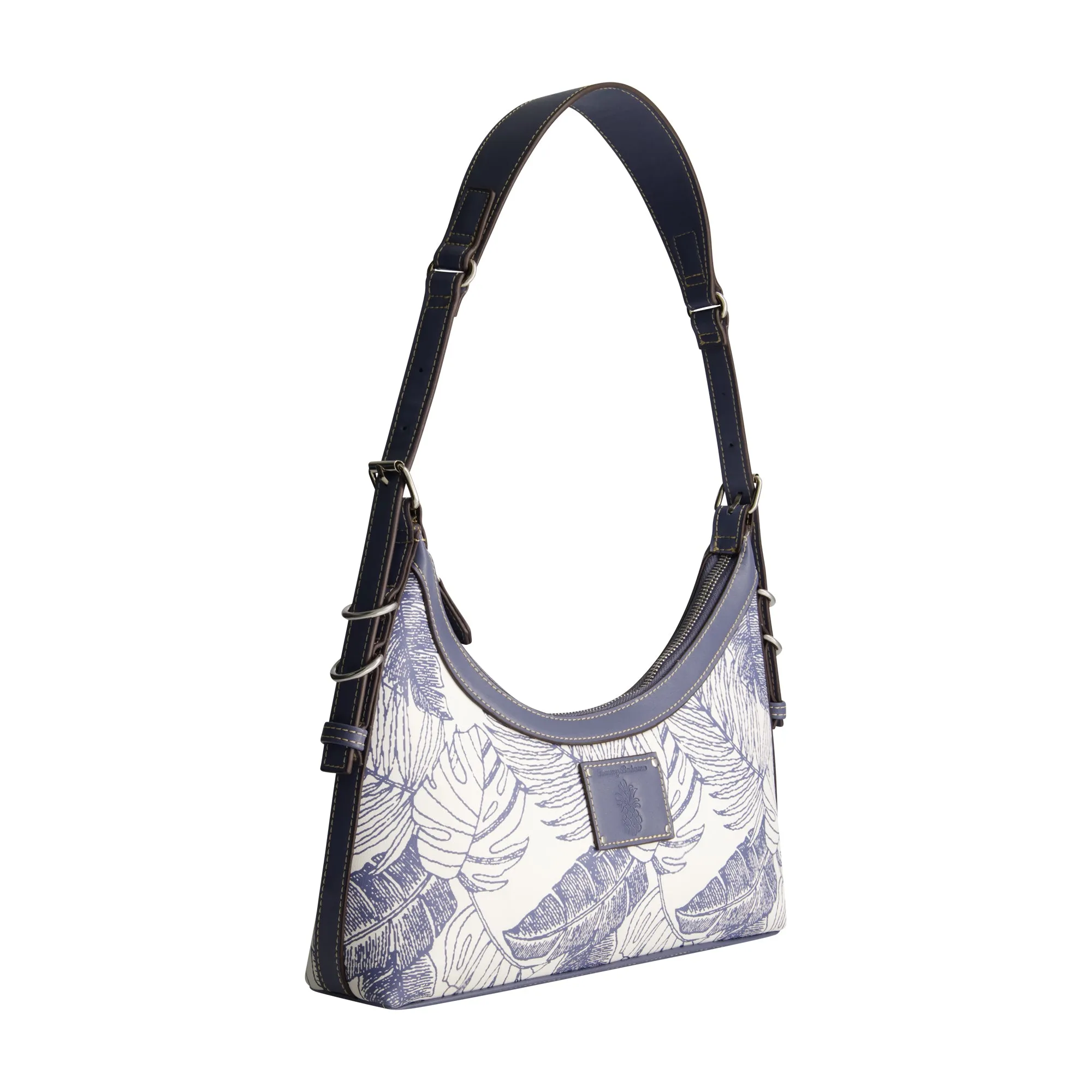 Tommy Bahama Graphic Leaf Print City Hobo