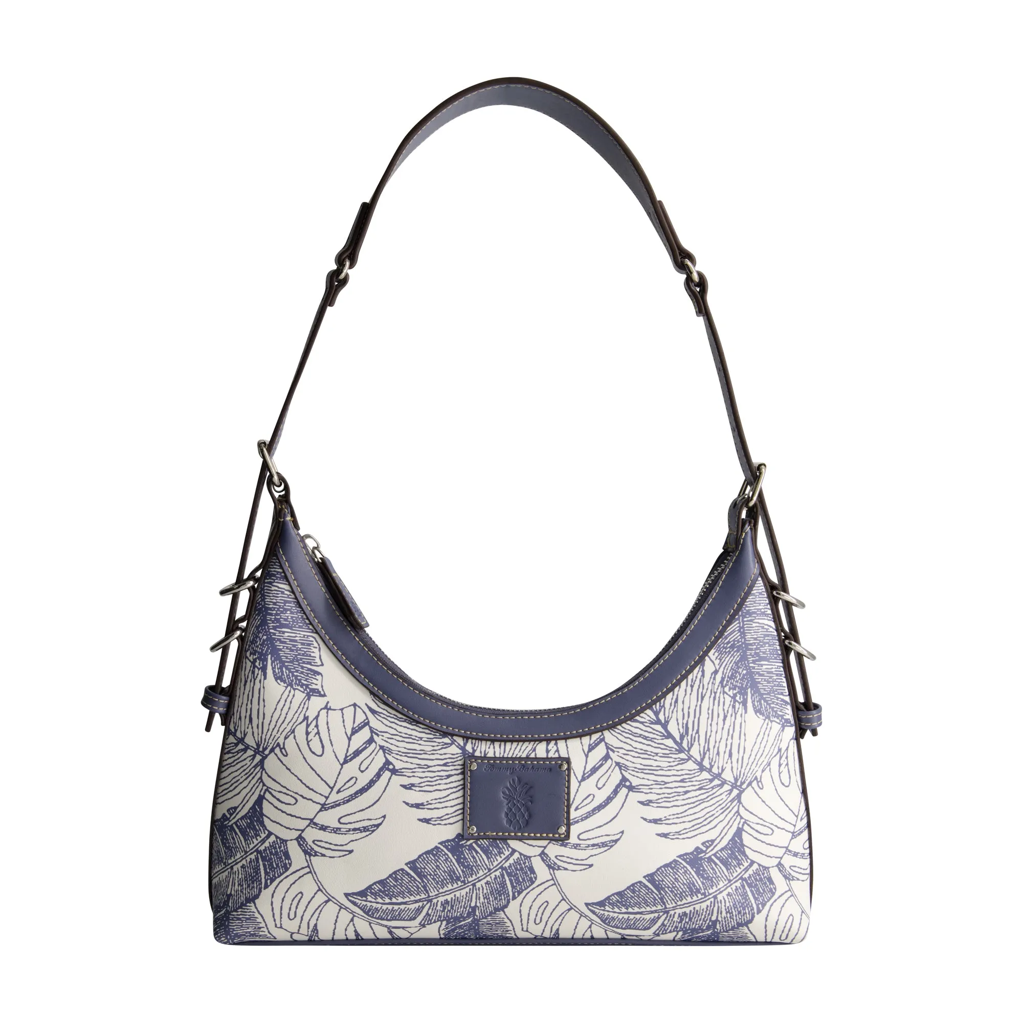 Tommy Bahama Graphic Leaf Print City Hobo
