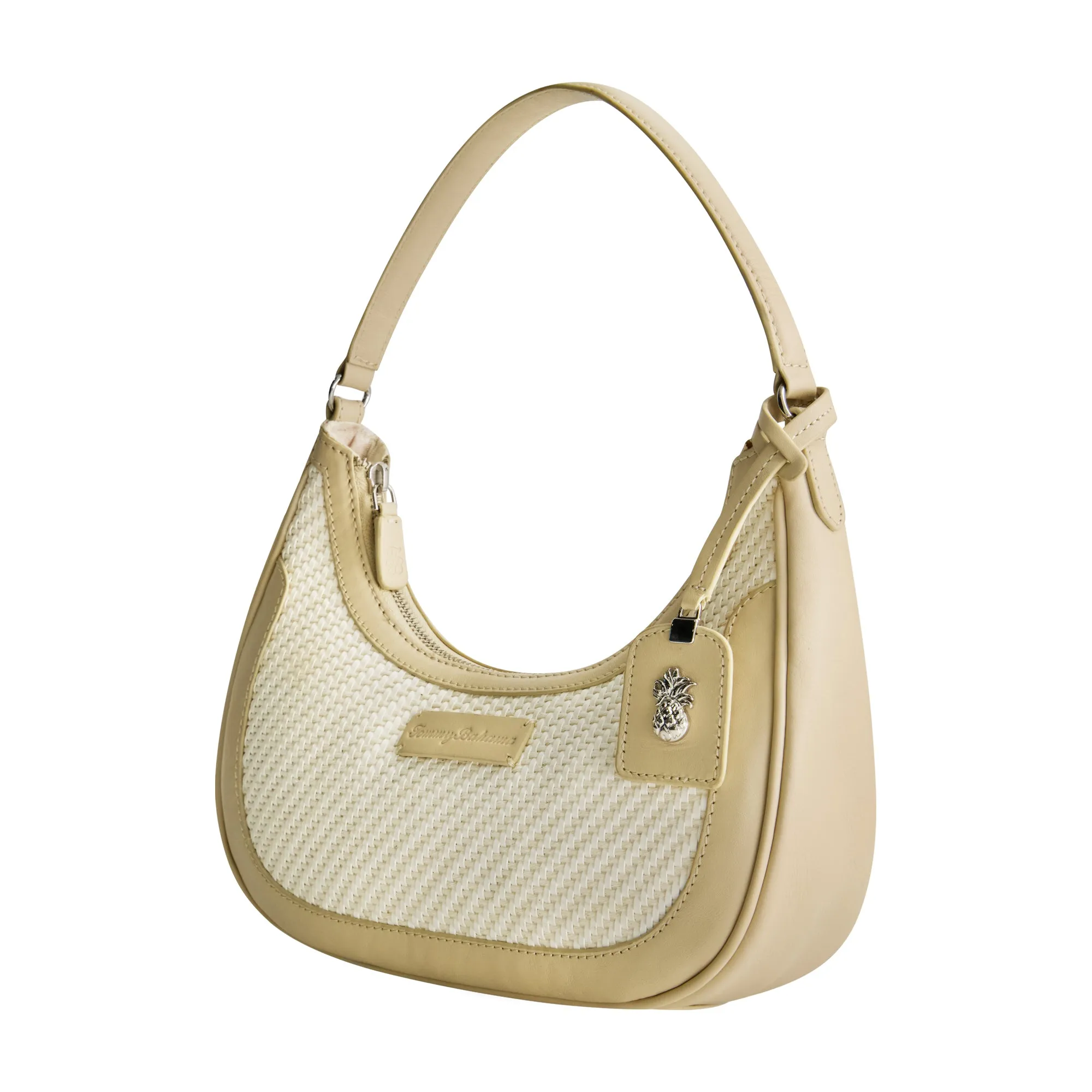 Tommy Bahama Soft Woven Zip-Top Hobo
