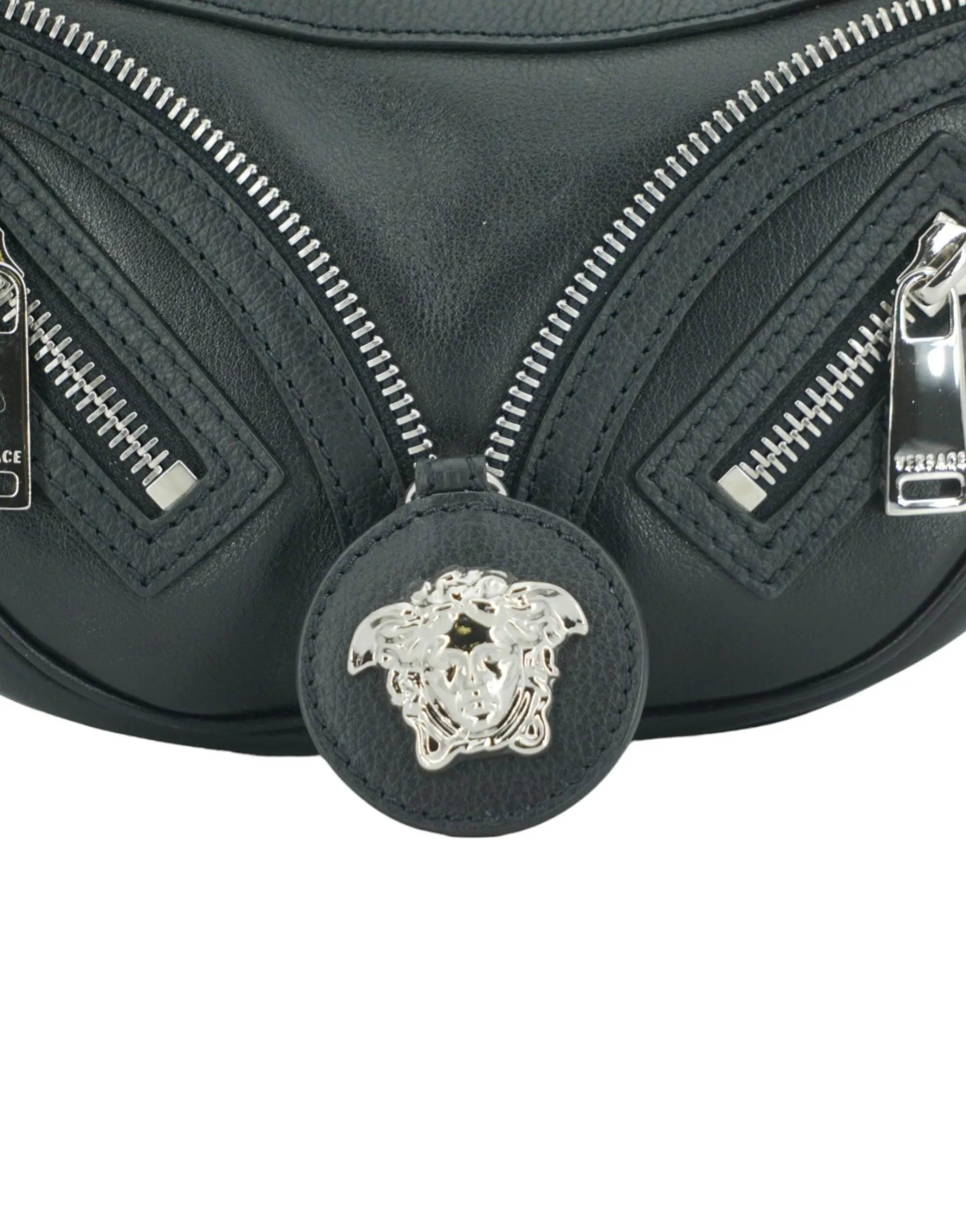 Versace  Calf Leather Hobo Mini Shoulder Women's Bag