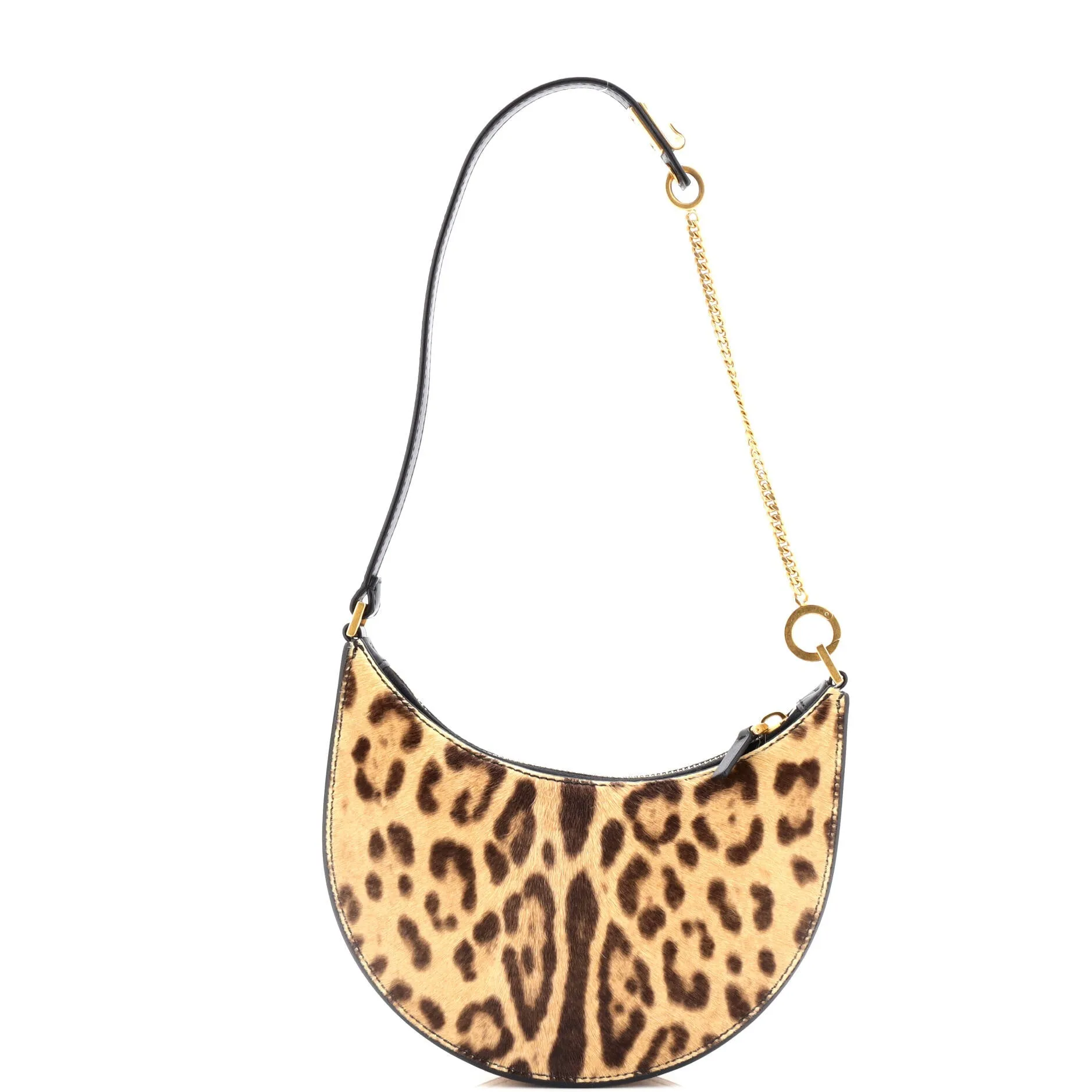 VLogo Hobo Printed Calf Hair Mini