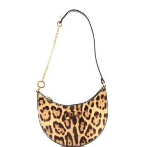 VLogo Hobo Printed Calf Hair Mini