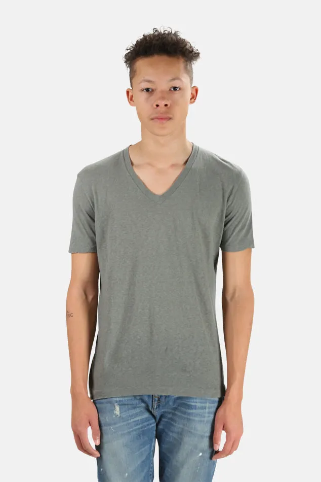 V::Room Charcoal V Neck Tee