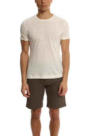 V::Room Linen Jersey Crewneck Tee