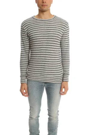 V::Room LS Striped Crewneck